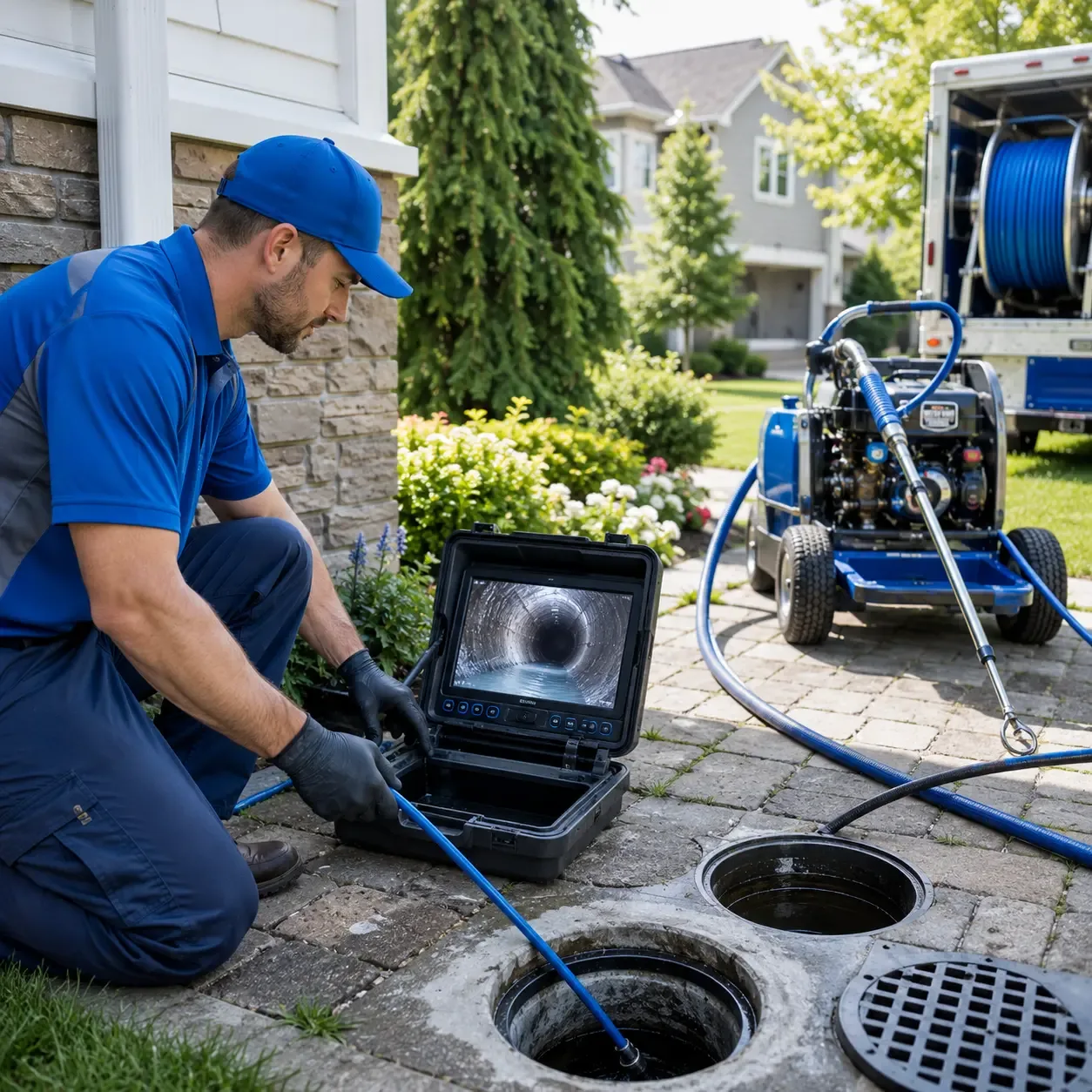 Outdoor drain cleaning professionals serving Grandview, MO